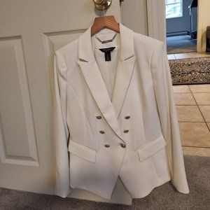 WHBM White Blazer